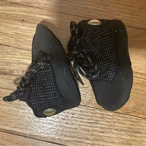Jordan Crib Shoes Size 1c Black - Baby | Color: Black | Size: 1